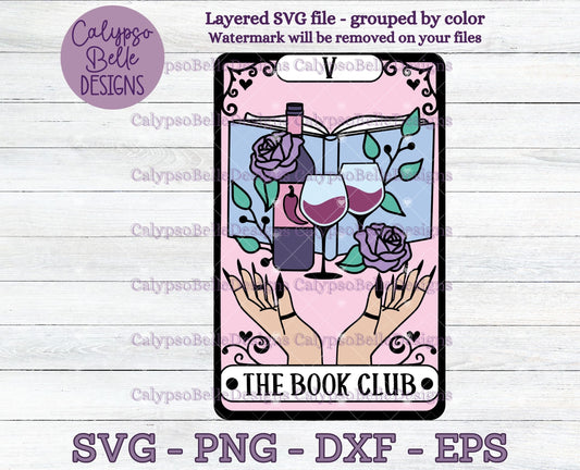 The Book Club Reader, Bookish Tarot Card Design