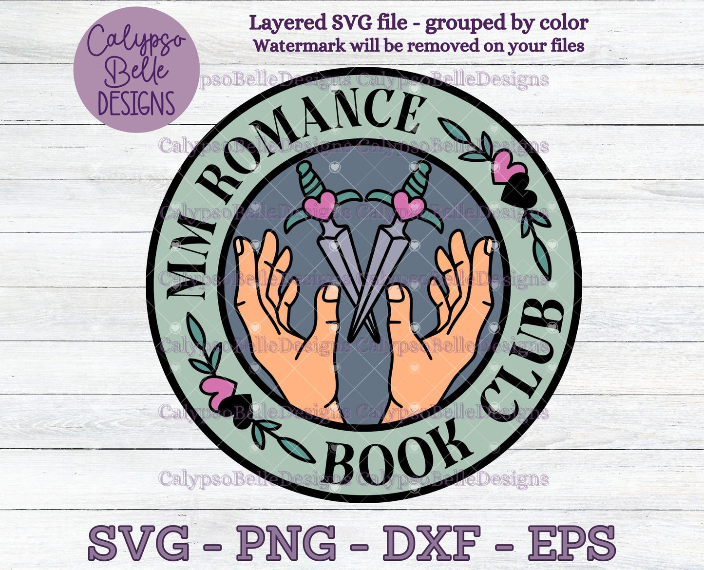 MM Romance Book Club, Queer MM Romance Book Club, Bookish Design