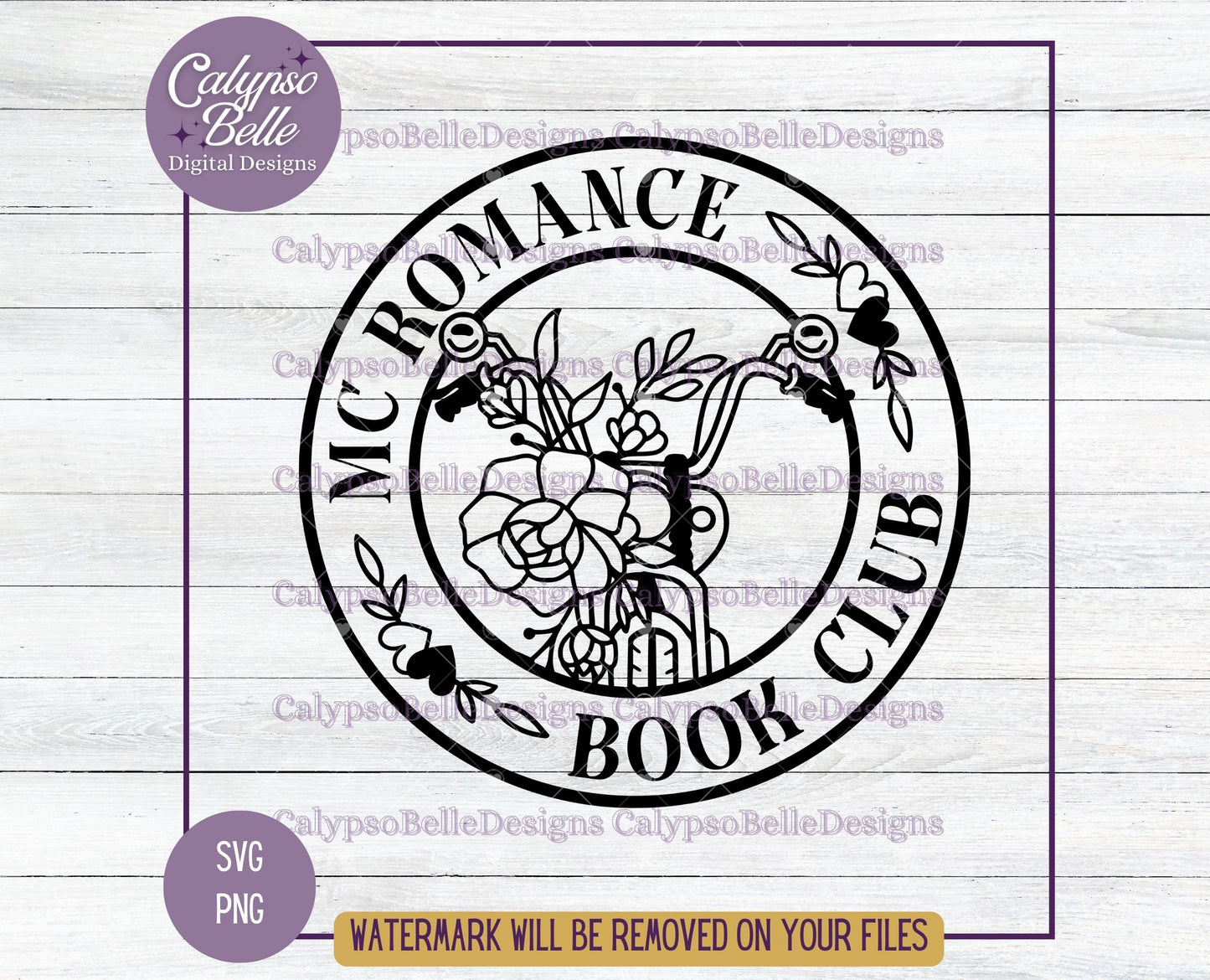 MC Romance Book Club, Bookish Designs