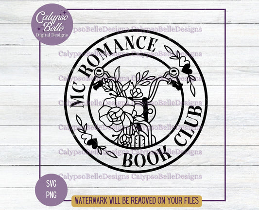 MC Romance Book Club, Bookish Designs