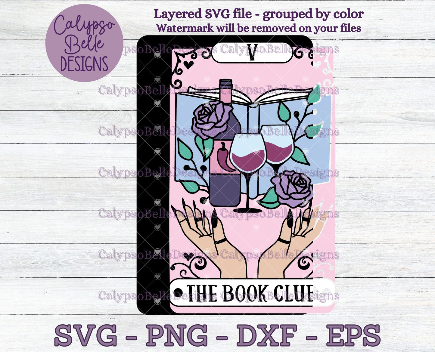 The Book Club Reader, Bookish Tarot Card Design