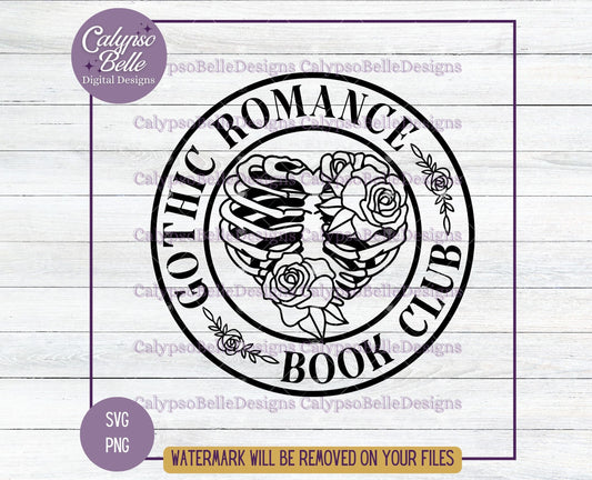 Gothic Romance Book Club, Bookish Designs