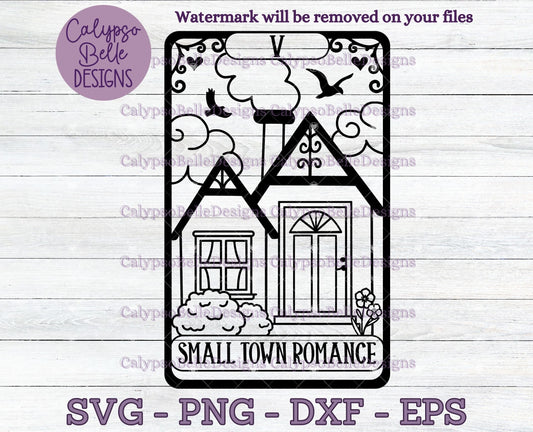 Small Town Romance Tarot Card Design