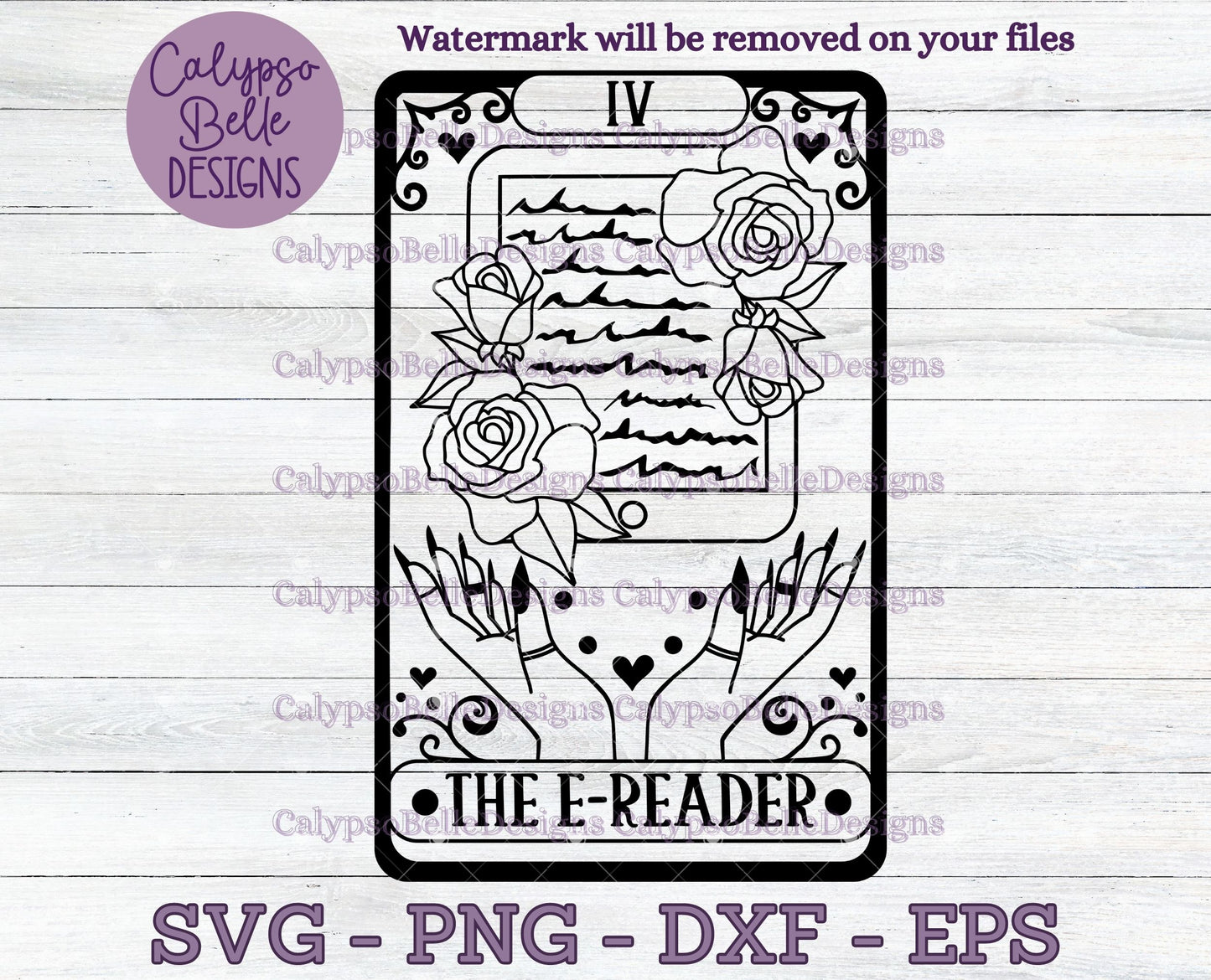 The E-Reader Tarot Card Design