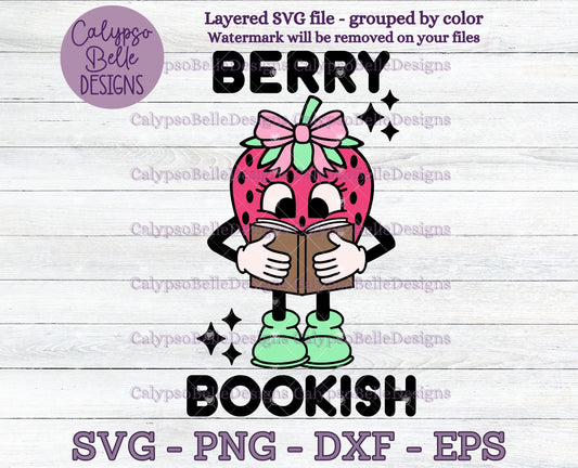 Berry Bookish Retro, Bookish Design