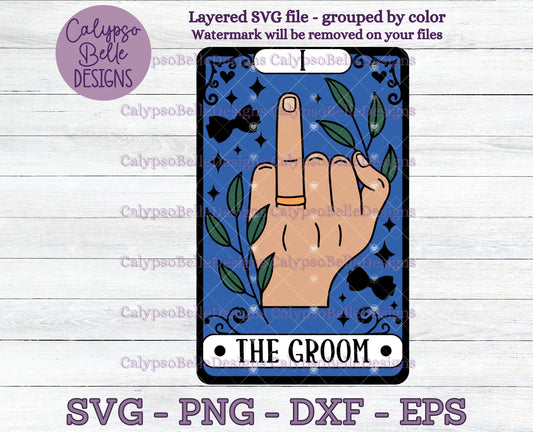 The Groom Tarot Card Design, Wedding Design