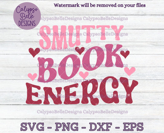 Smutty Book Energy, Wavy Retro Design