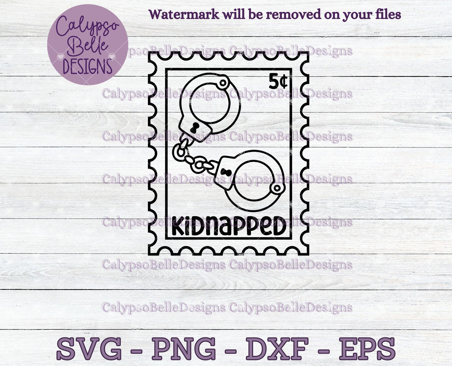 Kidnapped, Trope Stamps, Bookish Stamps, Bookish Design