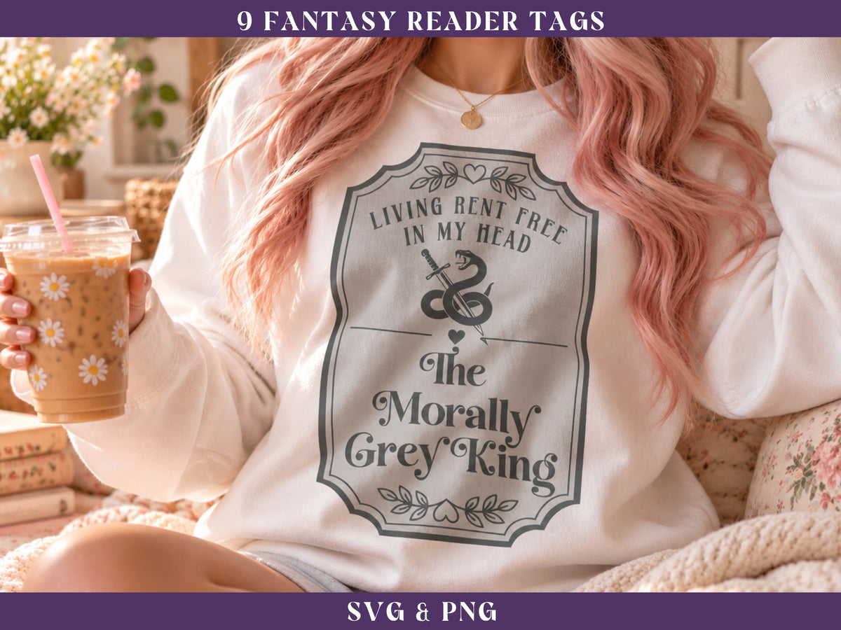 Cute Bookish Fantasy Romance Reader Tags Bundle, Bookish Bundle