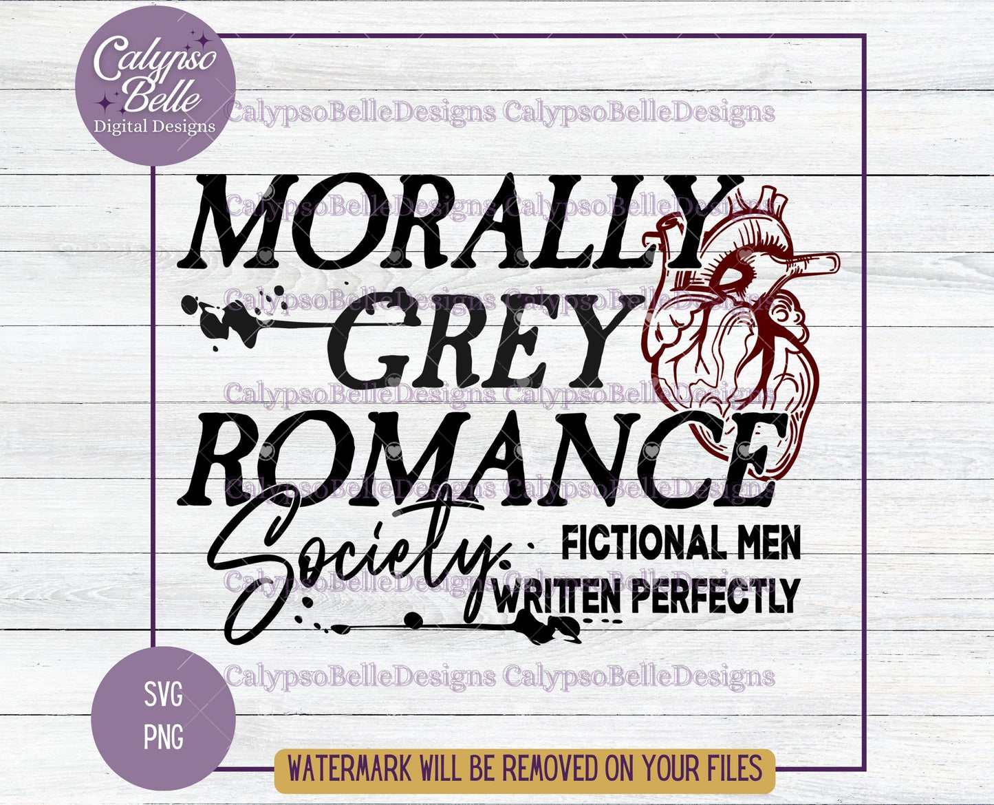 Morally Grey Romance Society, Bookish Design