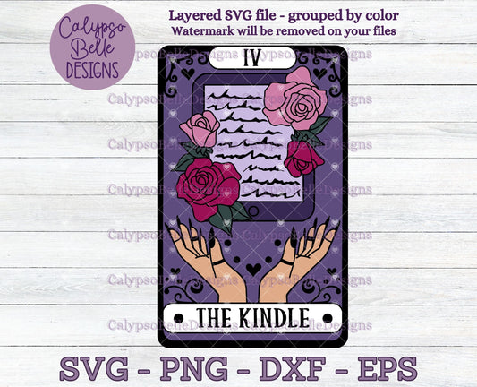 The Kindle Reader Tarot Card Design