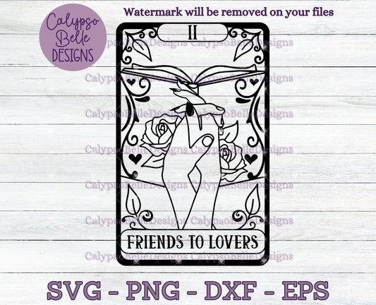 Friends to Lovers Tarot Card Design