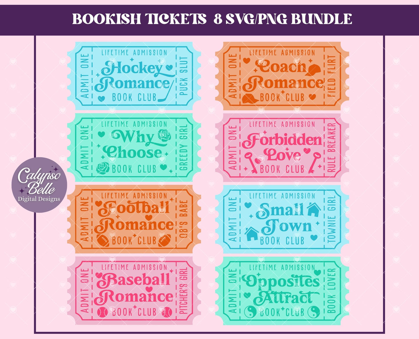 Sports Romance Trope Tickets Bundle, Bookish Bundle