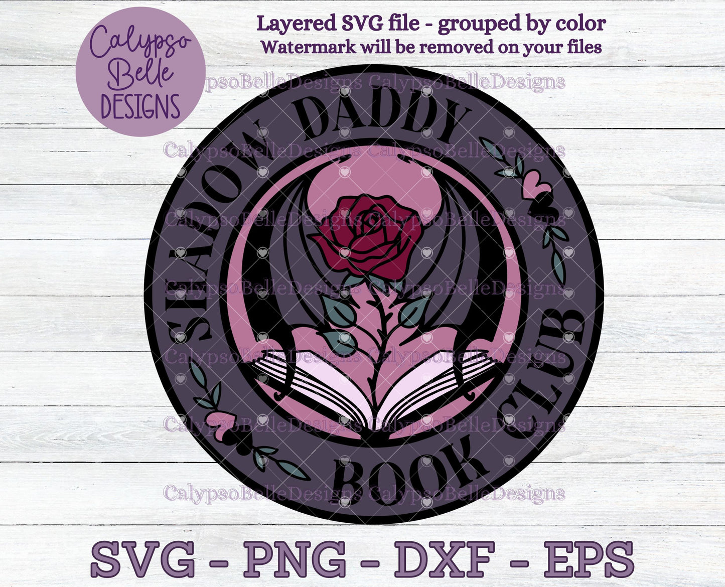 Shadow Daddy Book Club, Bookish Designs