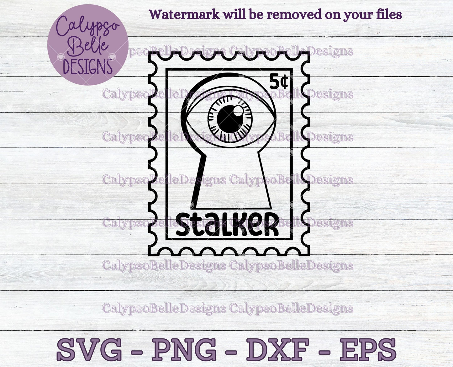 Stalker, Trope Stamps, Bookish Stamps, Bookish Design