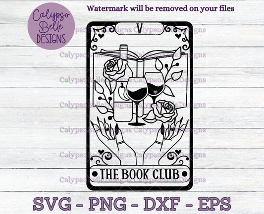 The Book Club Reader, Bookish Tarot Card Design