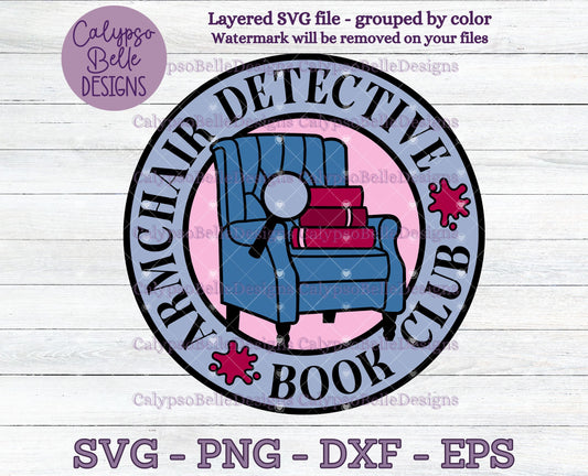 Armchair Detective Book Club, Bookish Design