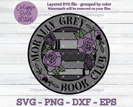 Morally Grey Book Club, Bookish Design