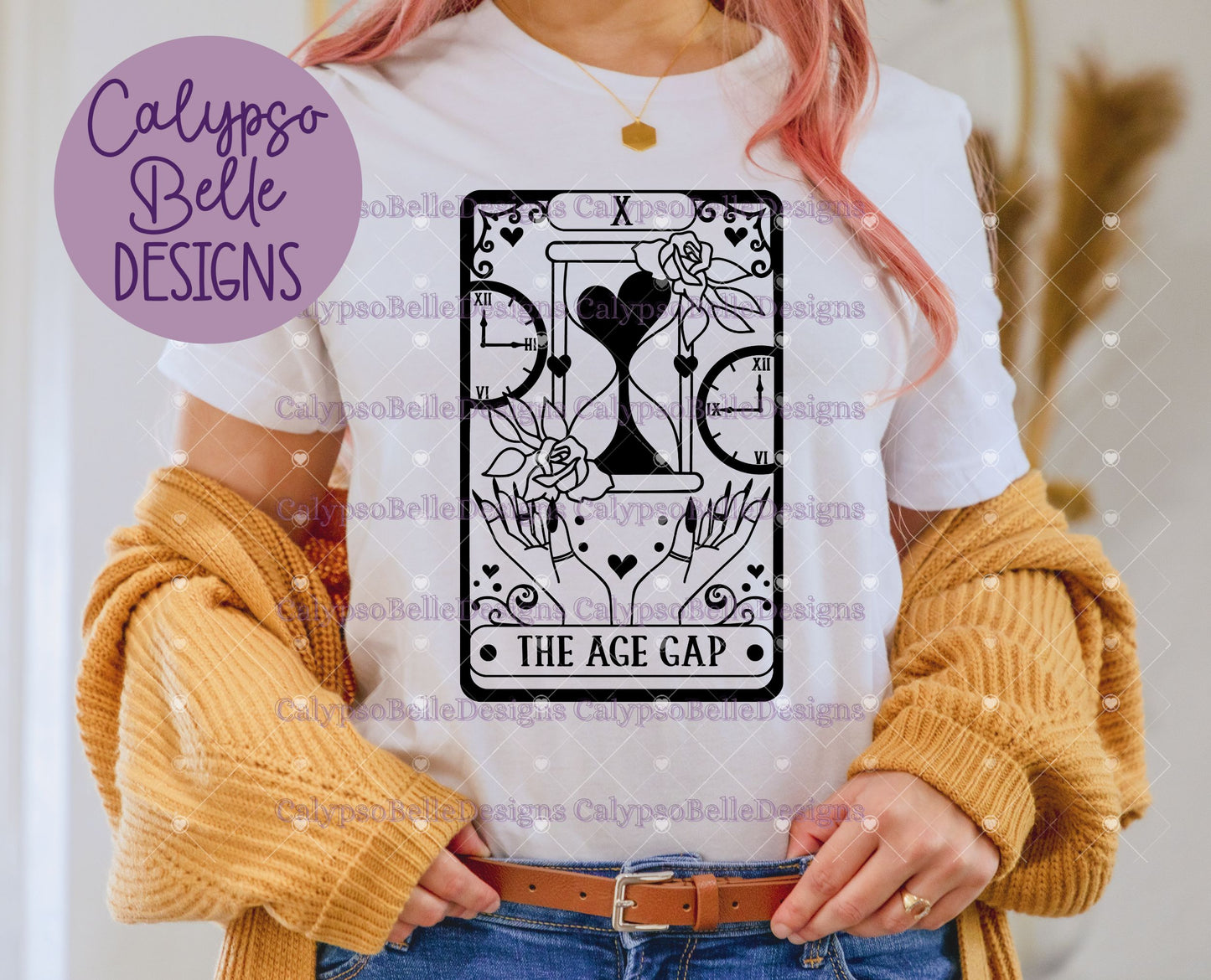 The Age Gap Reader Tarot Card Bookish Design