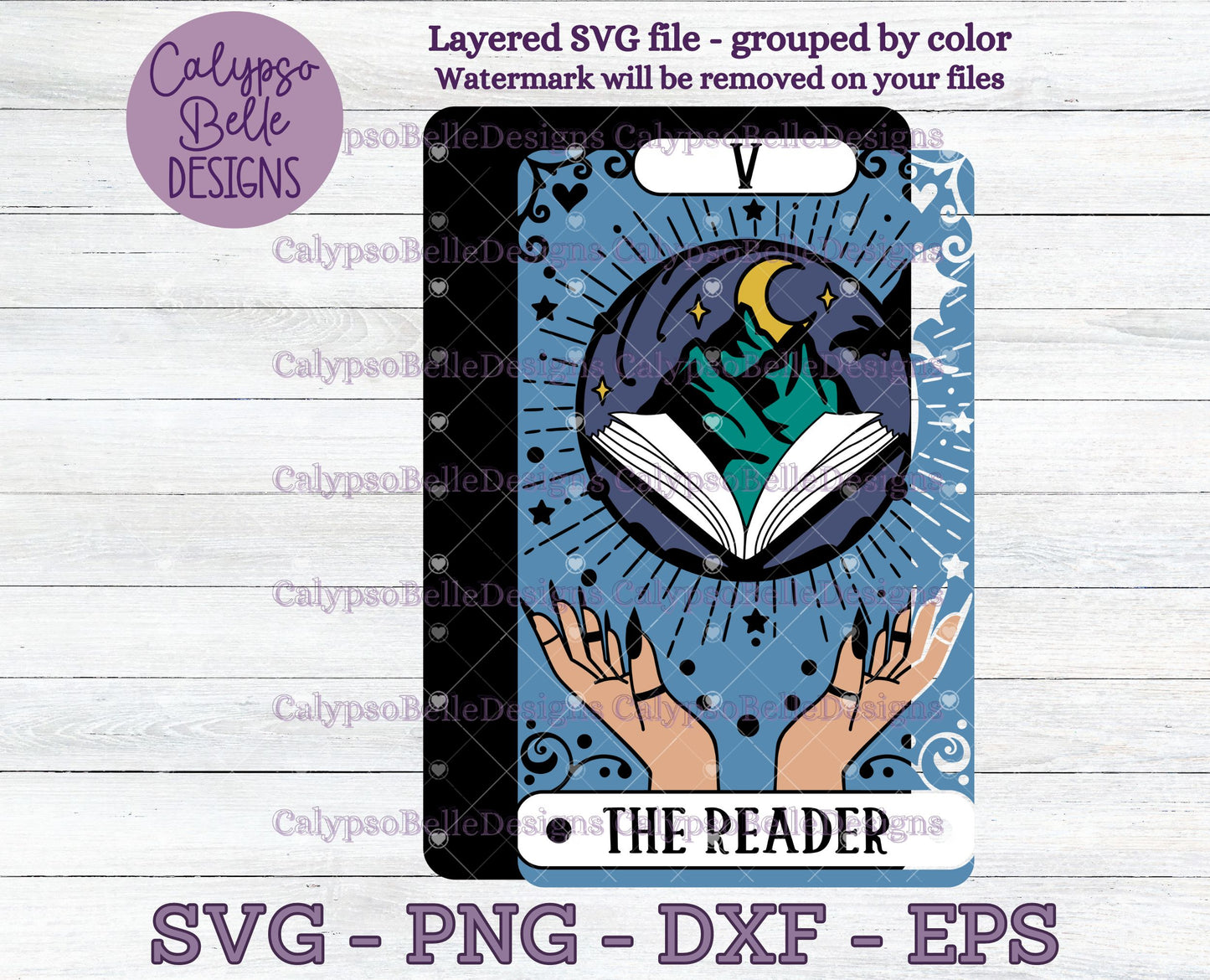 The Reader Tarot Card Design