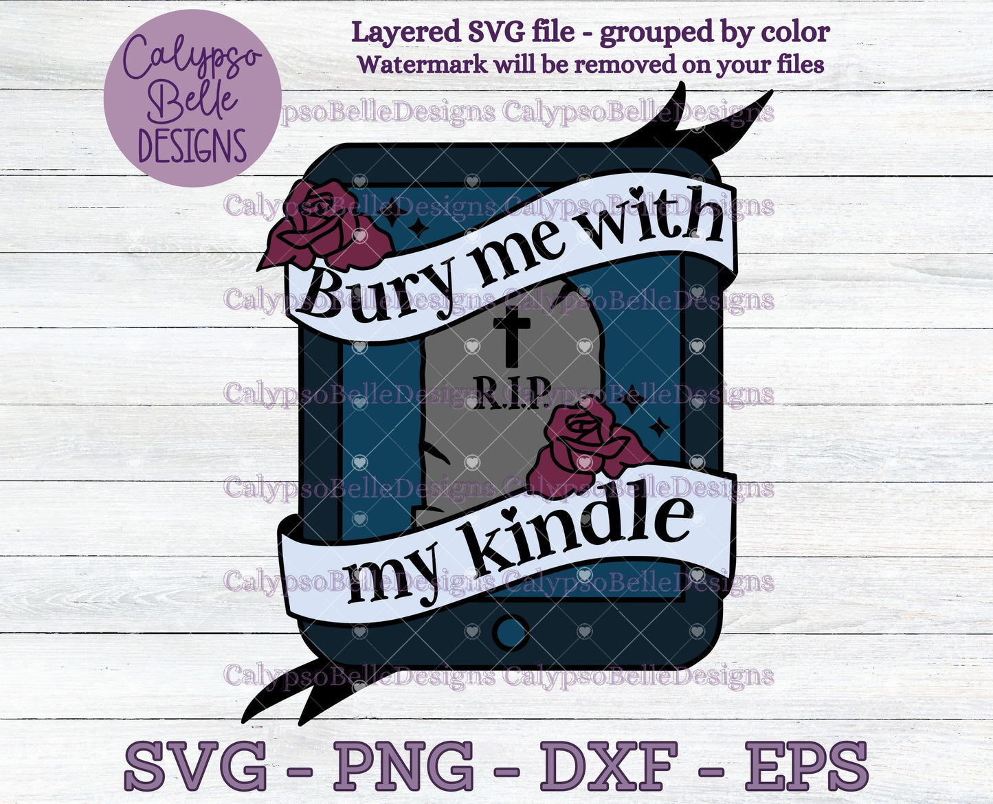 Bury Me With My Kindle Design