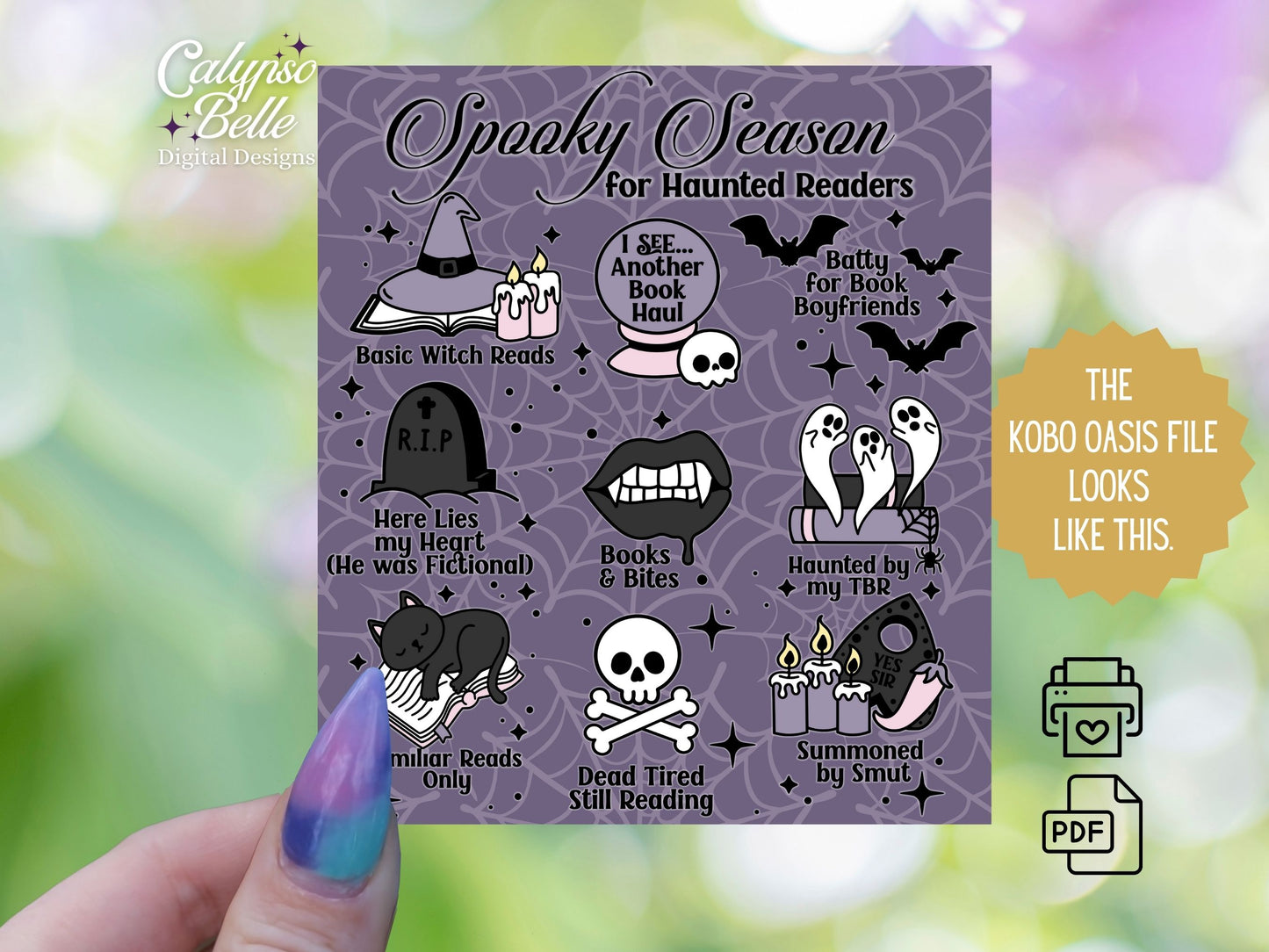Spooky Season, Halloween Printable Kindle Inser