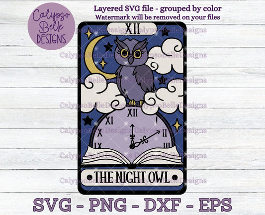 The Night Owl Tarot Card Design