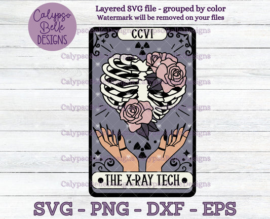 The X-Ray Tech Tarot Card Design