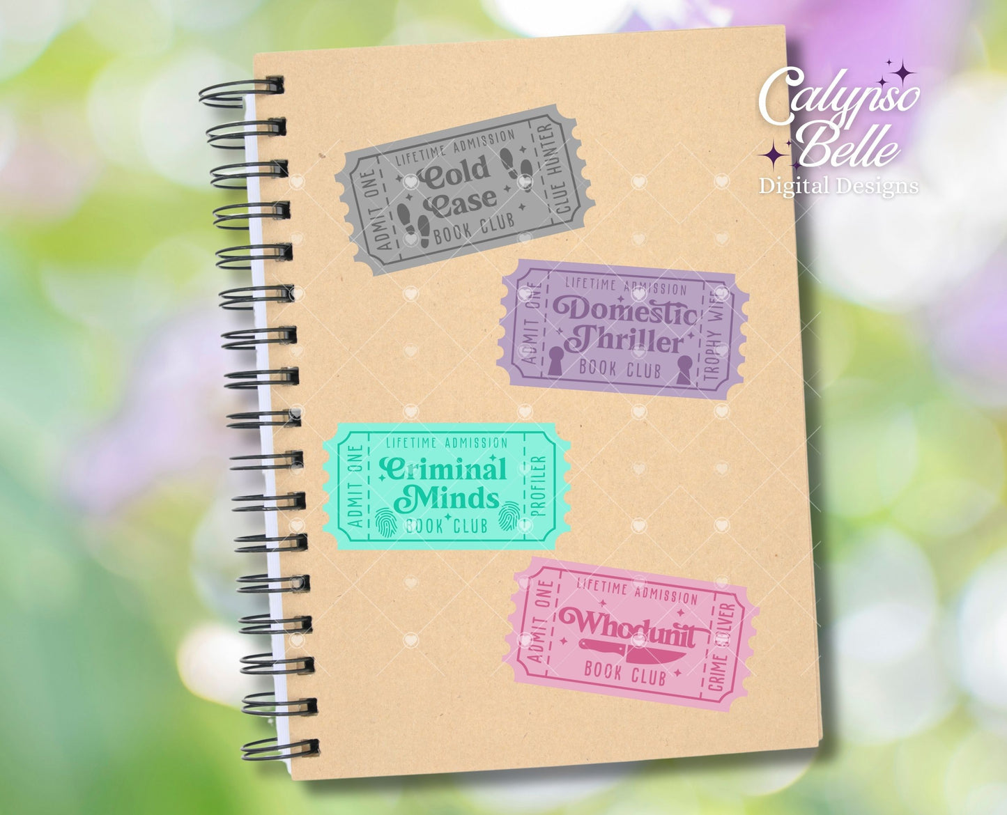 Thriller Trope Tickets Bundle, Bookish Bundle