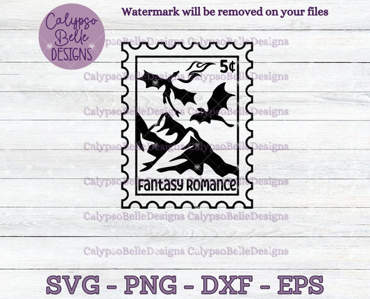 Fantasy Romance, Trope Stamps, Bookish Stamps, Bookish Design