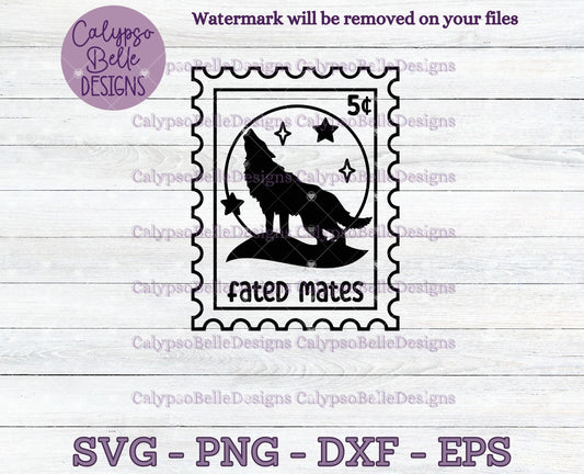 Fated Mates, Trope Stamps, Bookish Stamps, Bookish Design