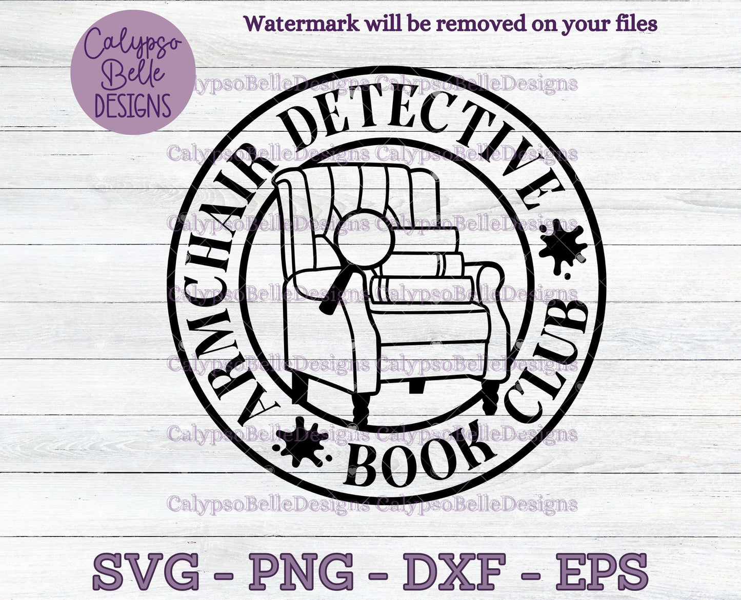 Armchair Detective Book Club, Bookish Designs