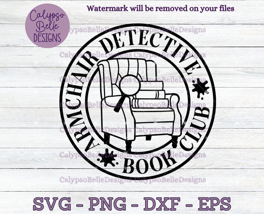 Armchair Detective Book Club, Bookish Designs