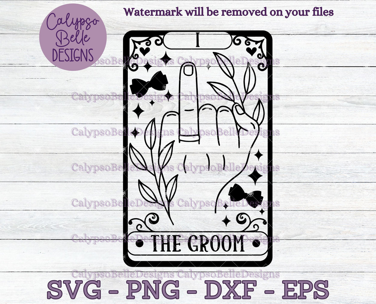 The Groom Tarot Card Design, Wedding Design