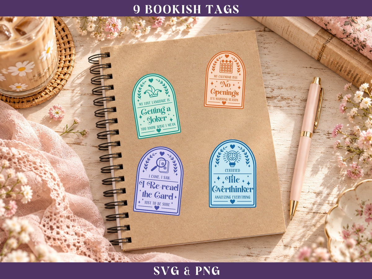 Cute Mahjong Tags Bundle, American Mahjong Bundle
