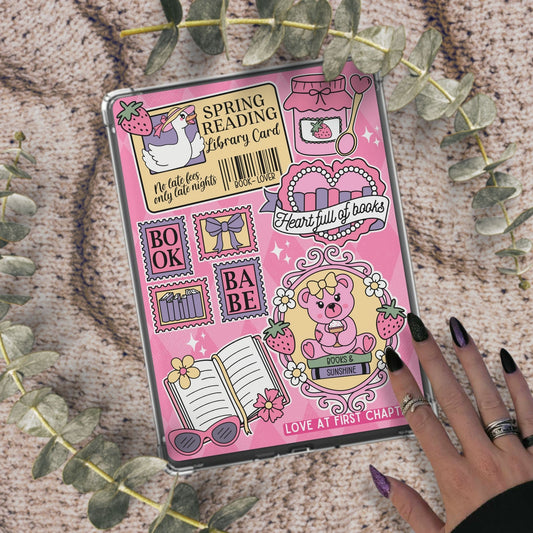 Spring Reading, Silly Goose, Printable Kindle & Kobo Insert