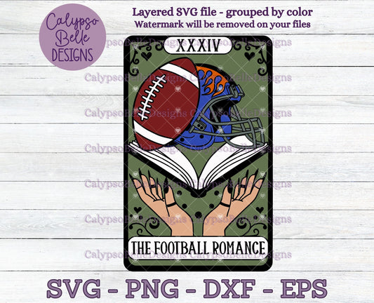 The Football Romance Tarot Card Design