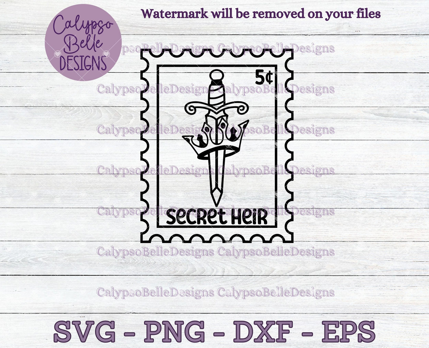 Secret Heir, Trope Stamps, Bookish Stamps, Bookish Design