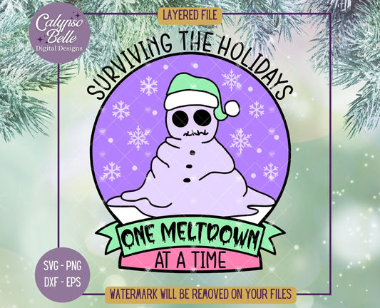 Surviving the Holidays One Meltdown at a Time, Snow Globe, Spooky Christmas