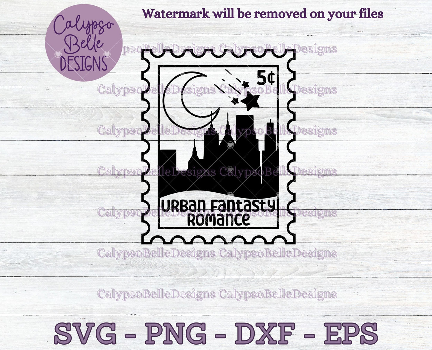 Urban Fantasy Romance, Trope Stamps, Bookish Stamps, Bookish Design