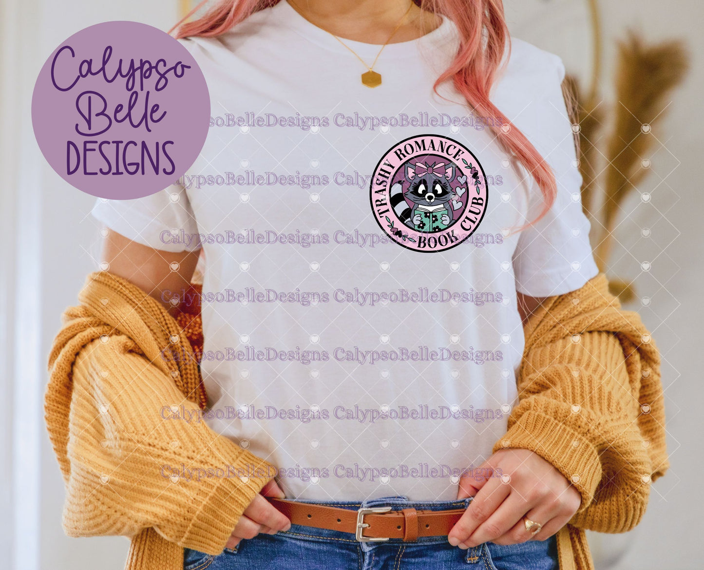 Trashy Romance Book Club, Bookish Raccoon, Bookish Design