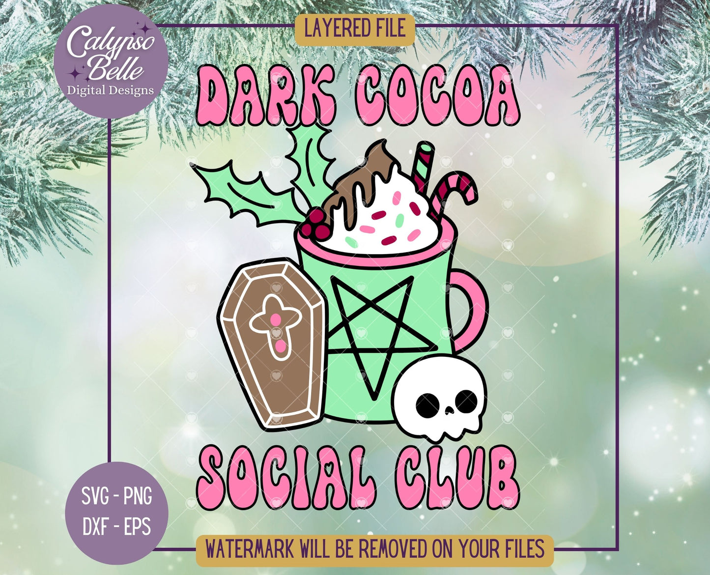 Dark Cocoa Social Club, Hot Chocolate, Spooky Christmas