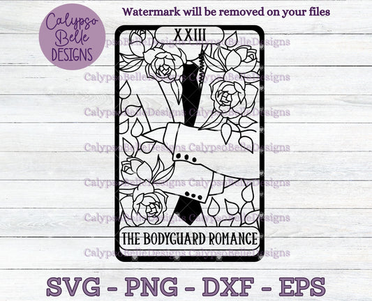 The Bodyguard Romance Tarot Card Design