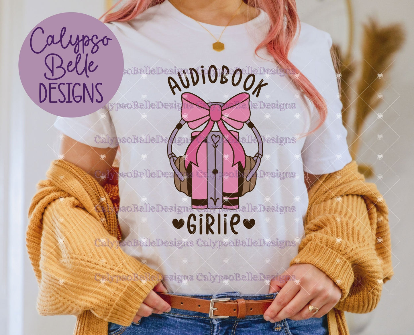 Audiobook Girlie, Bookish Design