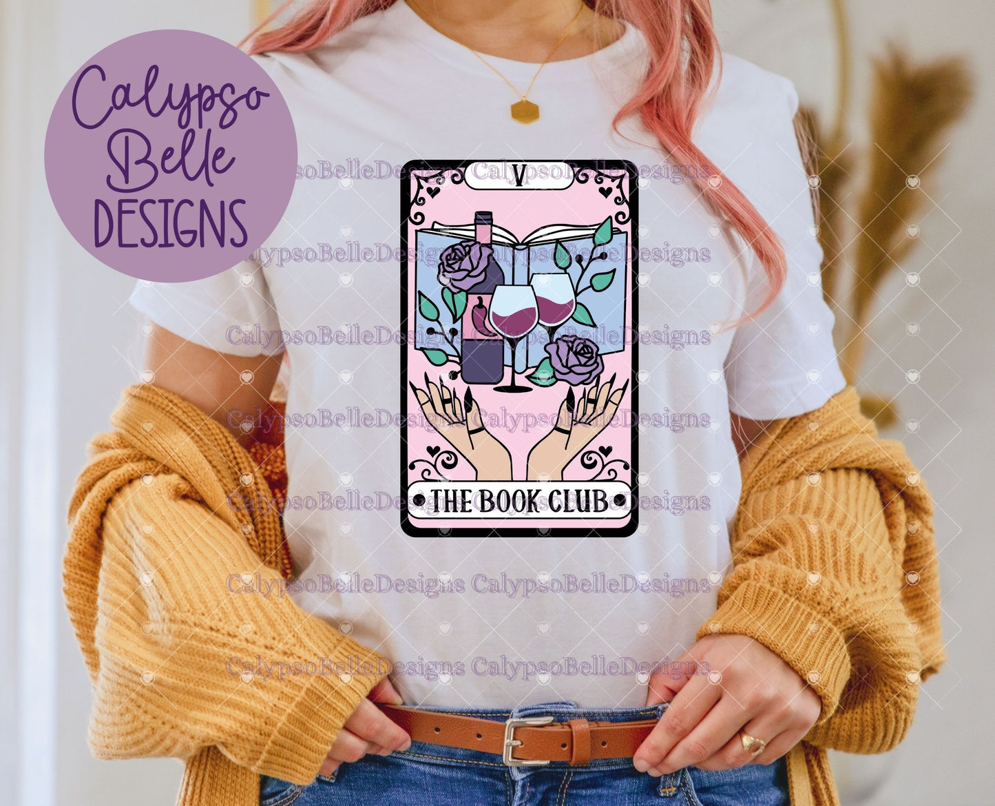 The Book Club Reader, Bookish Tarot Card Design