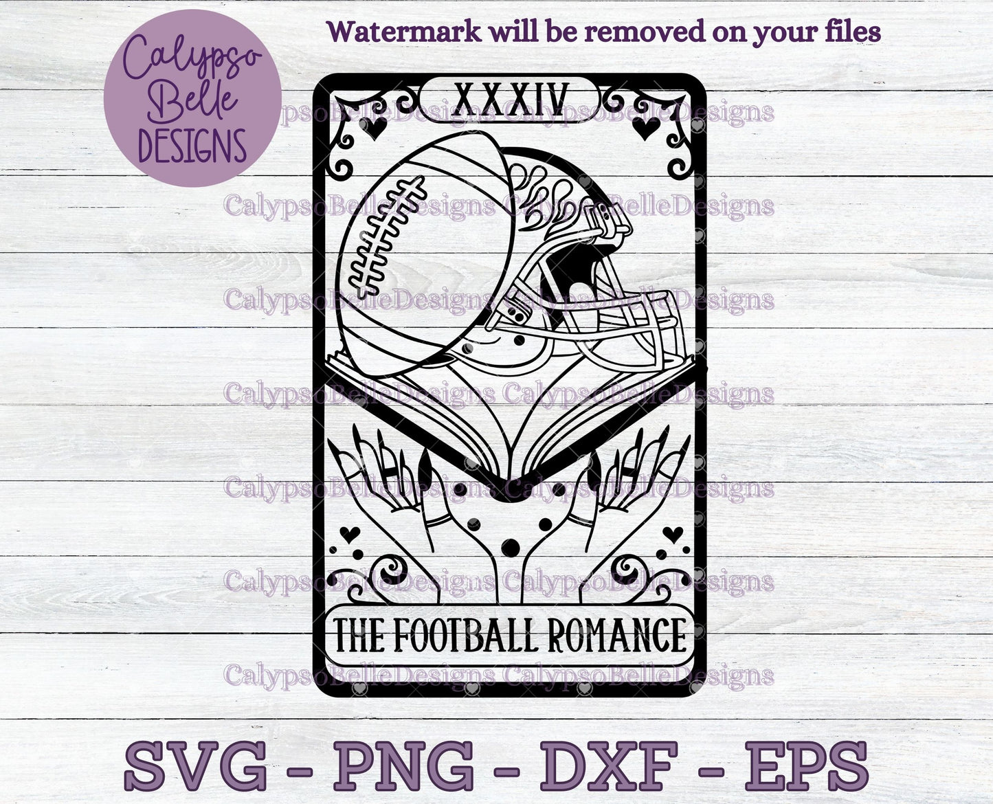 The Football Romance Tarot Card Design