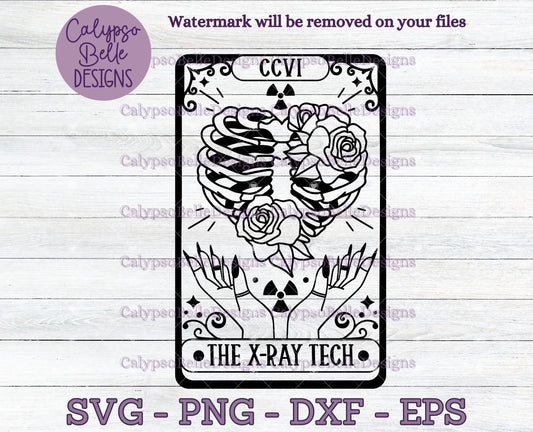 The X-Ray Tech Tarot Card Design