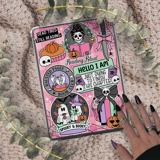 Spooky Bookish Halloween Romance, Printable Kindle Insert