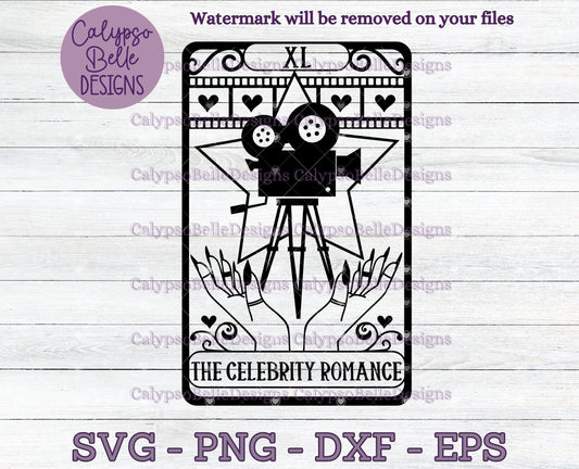 The Celebrity Romance Tarot Card Design