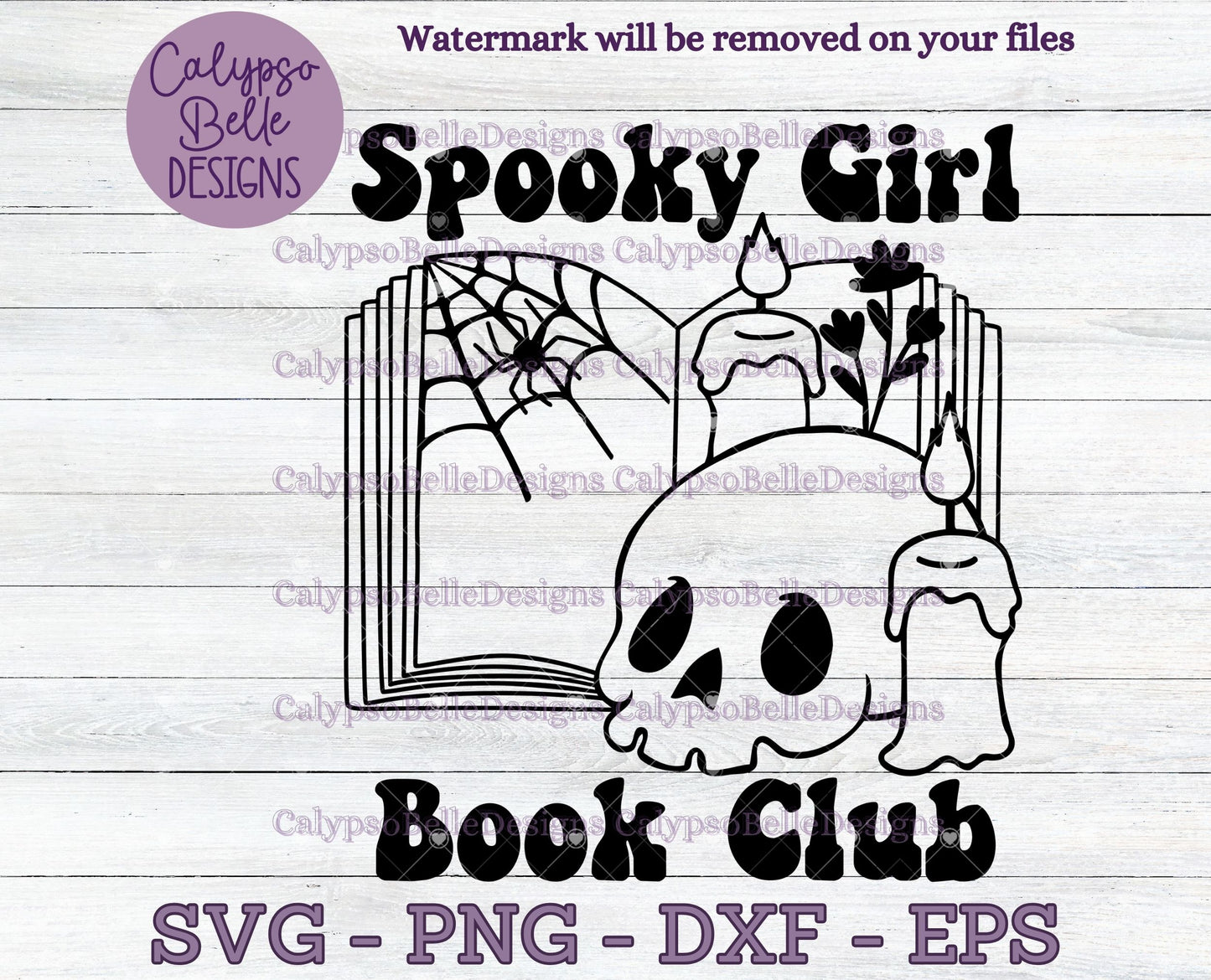 Spooky Girl Book Club Design